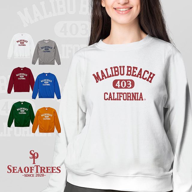 Malibu College Print Sweat